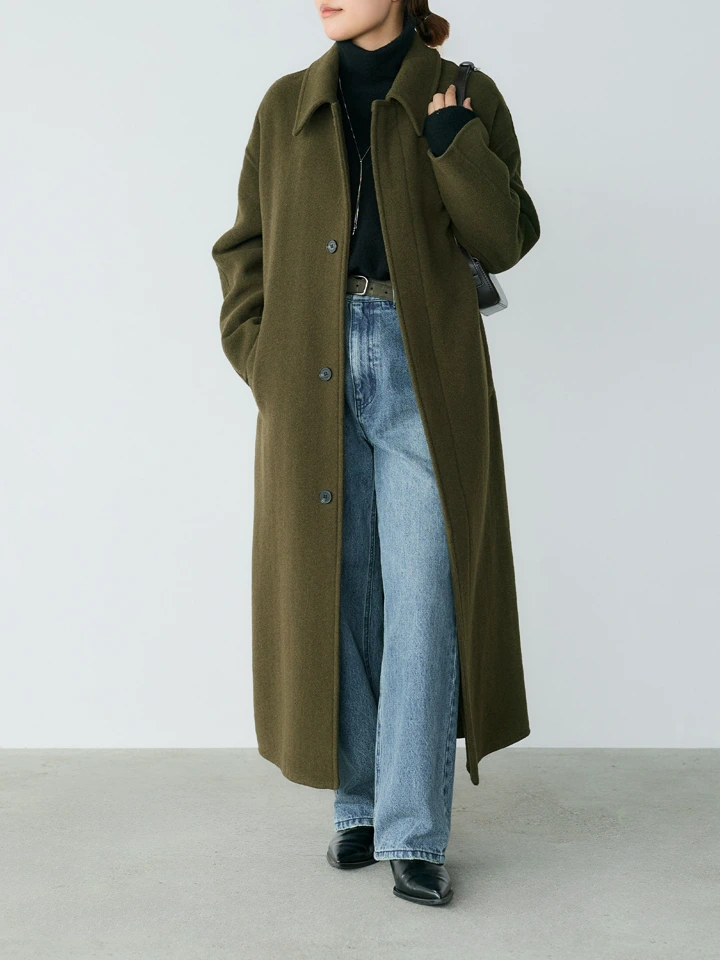 crewre online store / ウールリヨセルハイネックニット crewre online store / ウールリヨセルハイネックニット