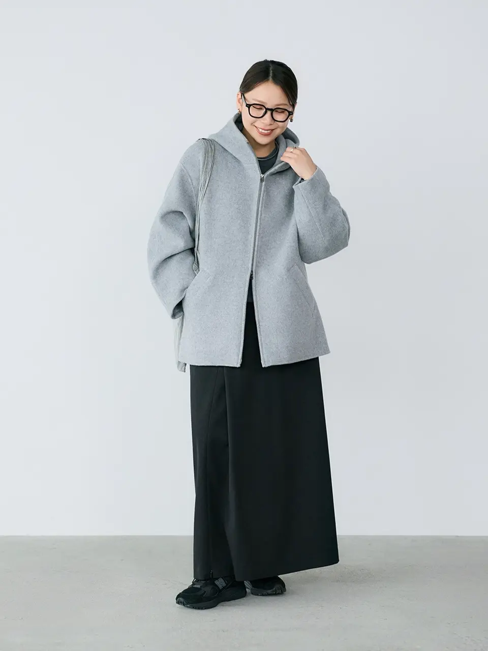 crewre online store / リバーフーデッドミドルコート