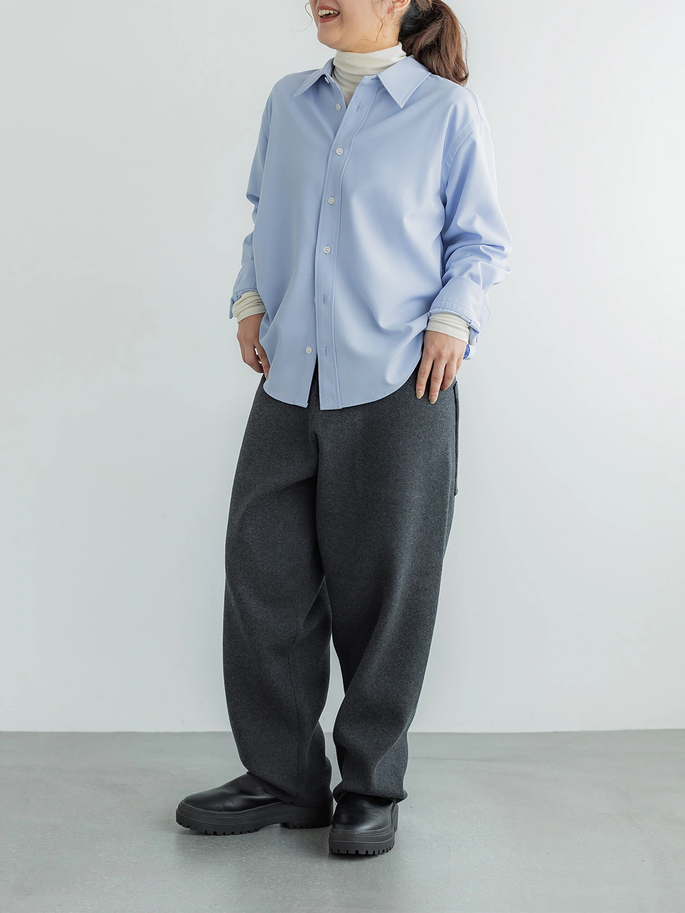 crewre online store / バックステッチレギュラーシャツ