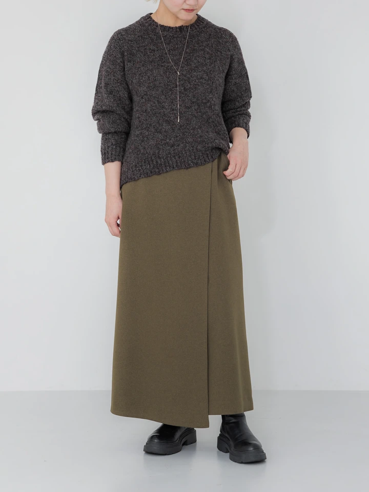 crewre ミックスヤーンクルーネックニット size3 crewre online store / ミックスヤーンクルーネックニット