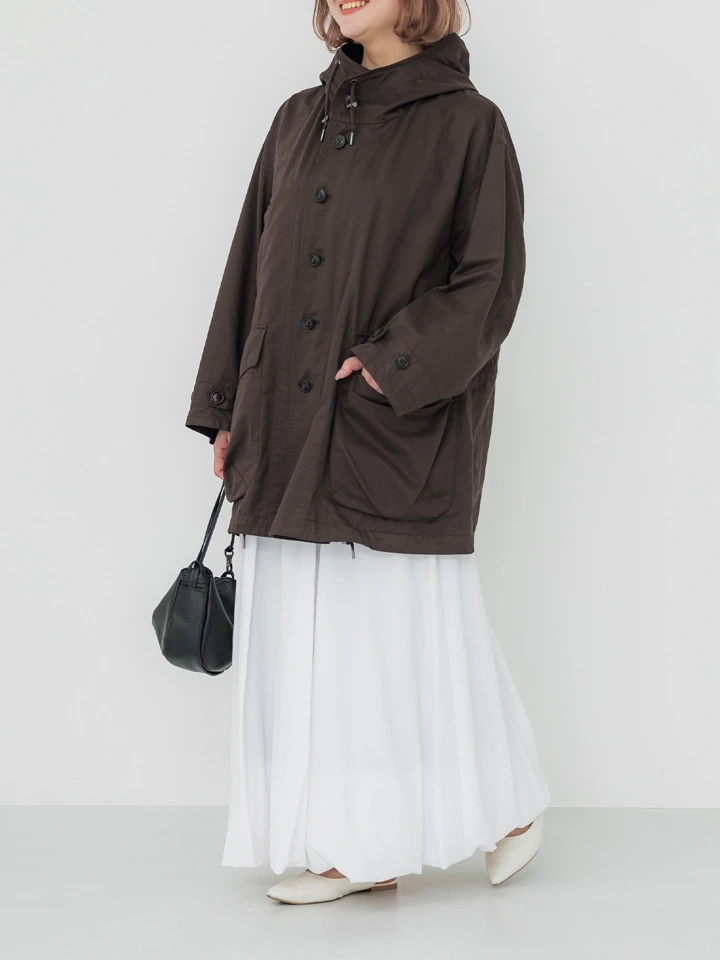 crewre online store / ナイロンドレープマキシスカート