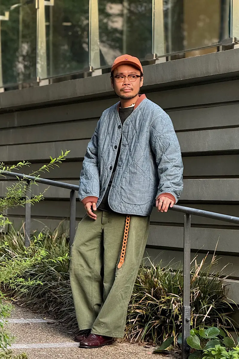 OW03 LINE JACKET INDIGO – OUTER LIMITS CO.,LTD