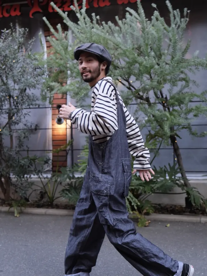ナイジェル・ケーボン】UNISEX / ネイヴァルダンガリー - リネンデニム