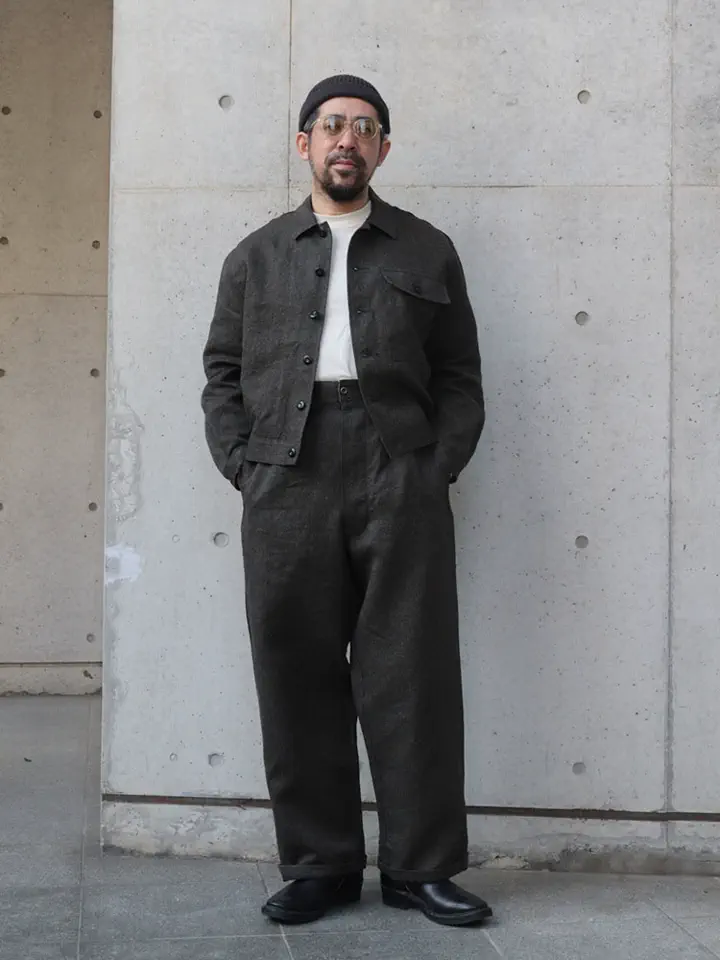 FRENCH WORK JACKET MIX BLACK CHAMBRAY – OUTER LIMITS CO.,LTD