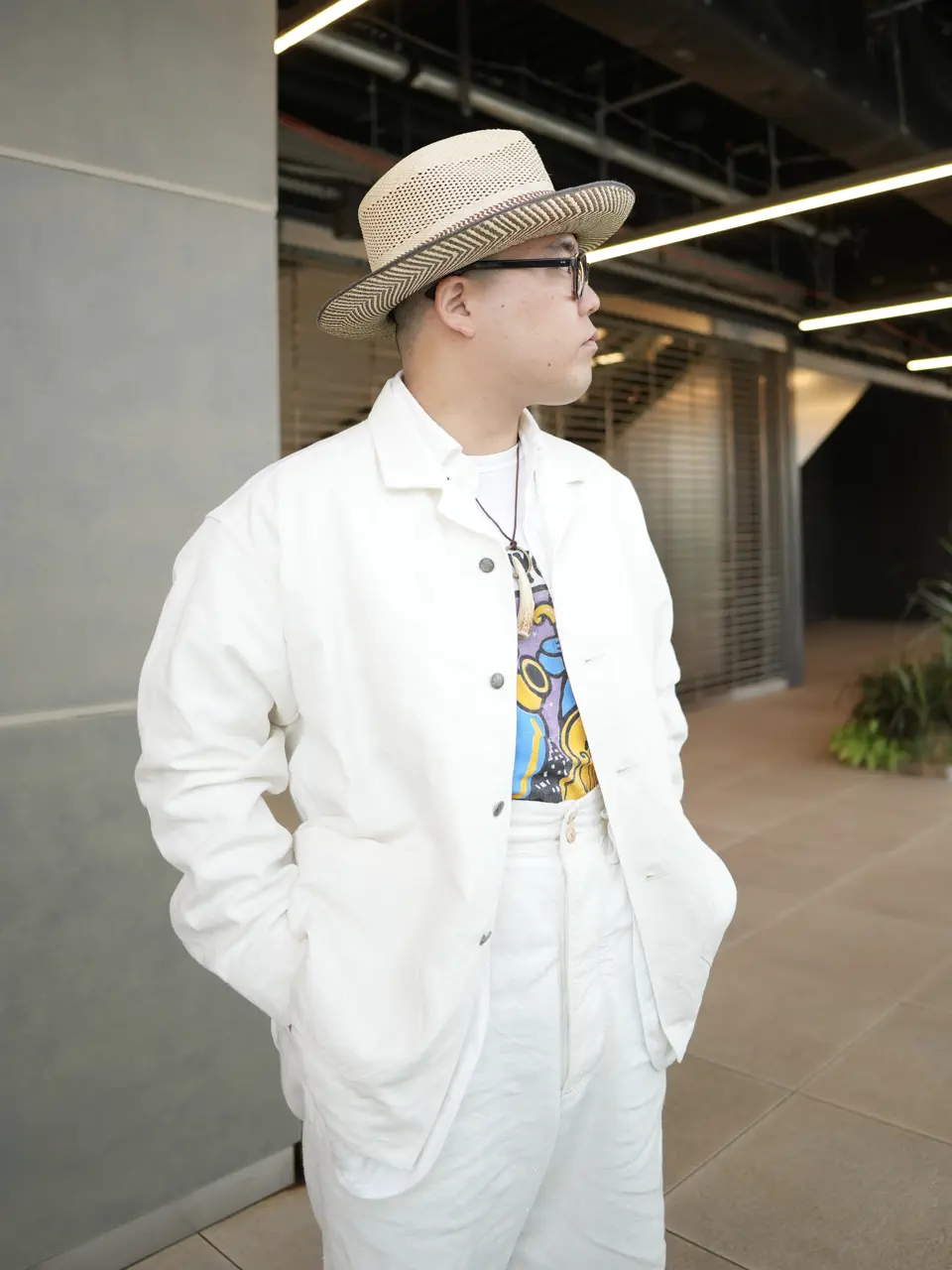 【極美品】Nigel Cabourn×FREDPERRYポロシャツ38アイボリー フレッドペリー FRED PERRY 【日本正規品】SINGLE TIPPED FRED PERRY