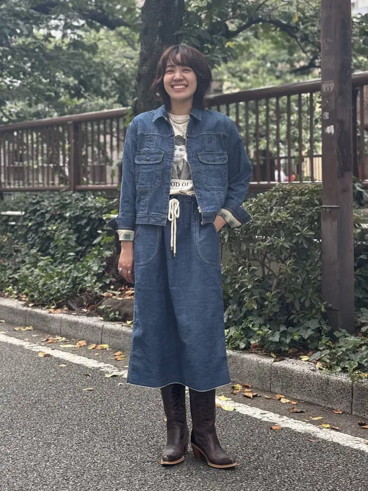 50s LAUNDRY BAG SKIRT WITH FLANNEL – OUTER LIMITS CO.,LTD