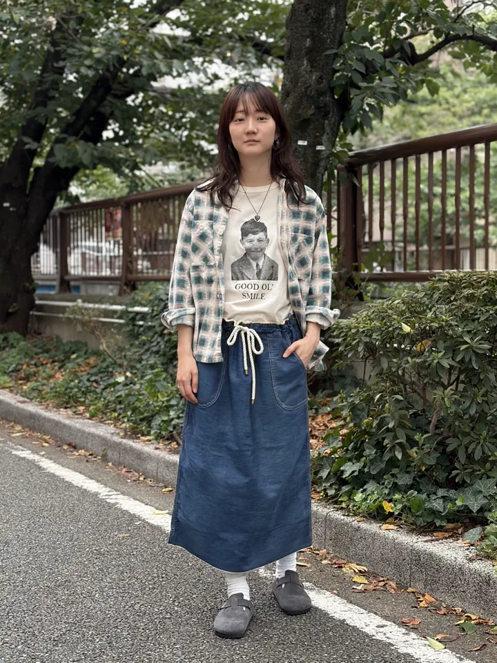 50s LAUNDRY BAG SKIRT WITH FLANNEL – OUTER LIMITS CO.,LTD