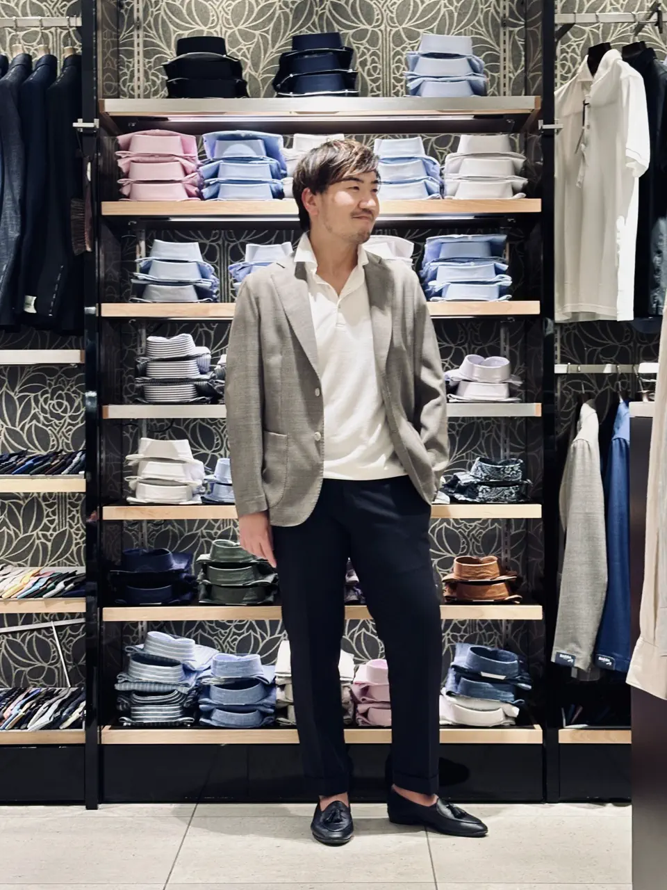 ガーメントウォッシュ スリムフィットポロ |BARBA NAPOLI|CORONET