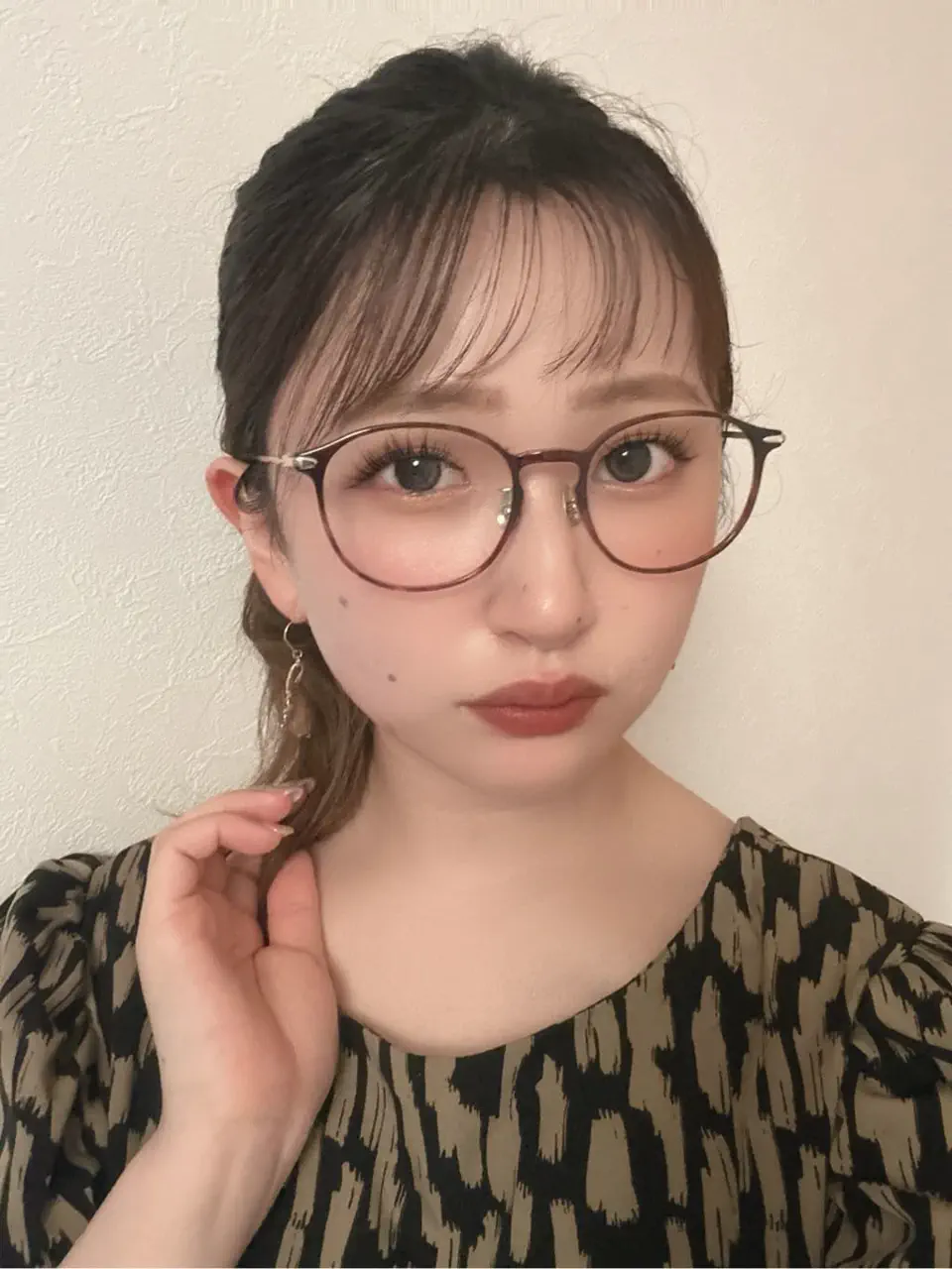 みんごのJINS Combination Titanium ［中顔面短縮メガネ］の