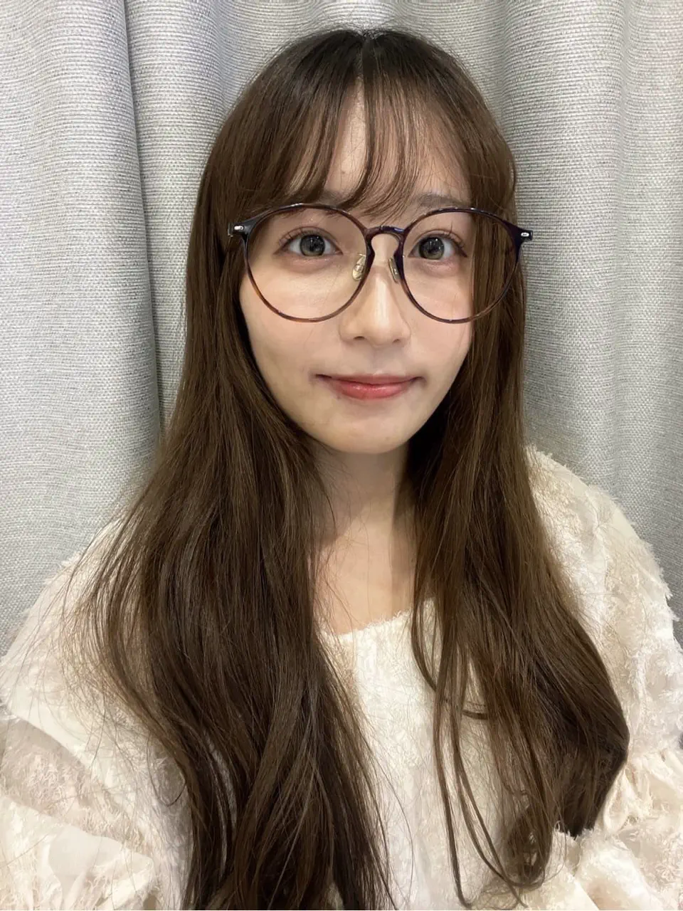 ねねのJINS Combination Titanium ［中顔面短縮メガネ］の
