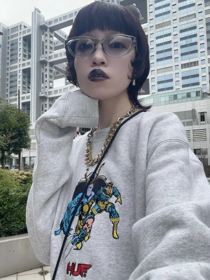 JINS for beautiful people parallax sunglasses フォックス