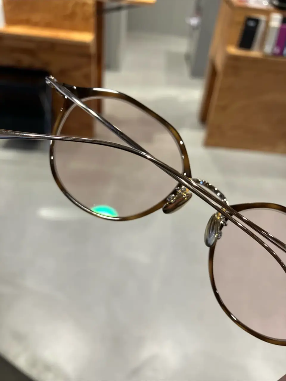 mimimiのJINS Combination Titanium ［中顔面短縮メガネ］の