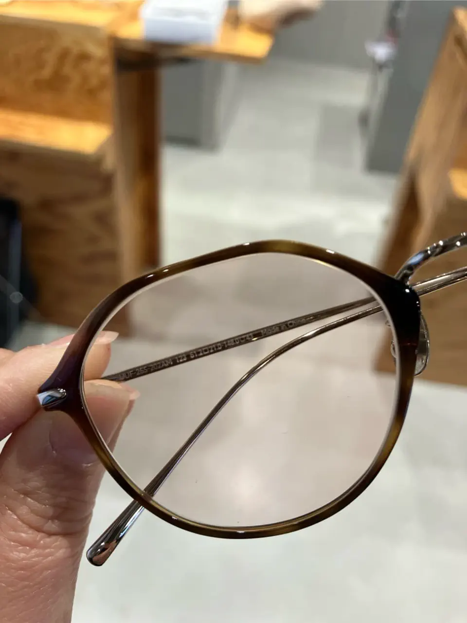 mimimiのJINS Combination Titanium ［中顔面短縮メガネ］の