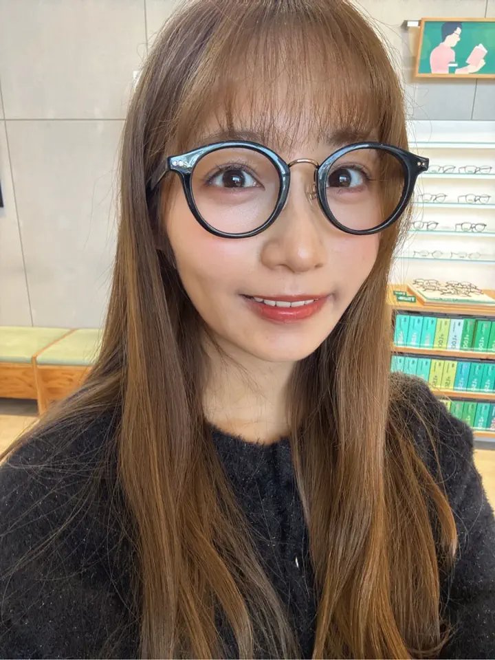 目が小さくならないメガネ ボストン 樹脂 WOMEN 【LRF-24S-020 394