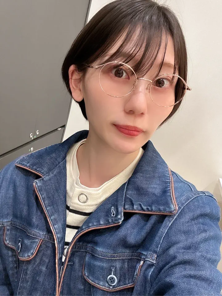 JINS×神崎恵 透明感底上げフレーム ラウンド チタニウム WOMEN 【LTF