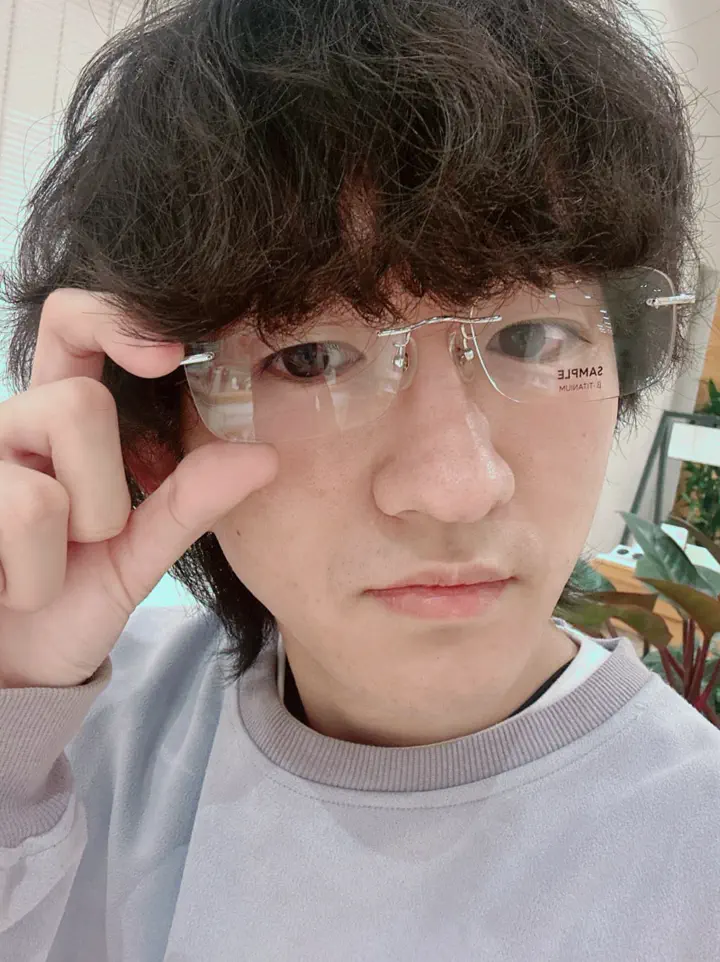 JINS TODAY 2026SS リムレス チタン合金（βチタン） UNISEX 【UTP-26S