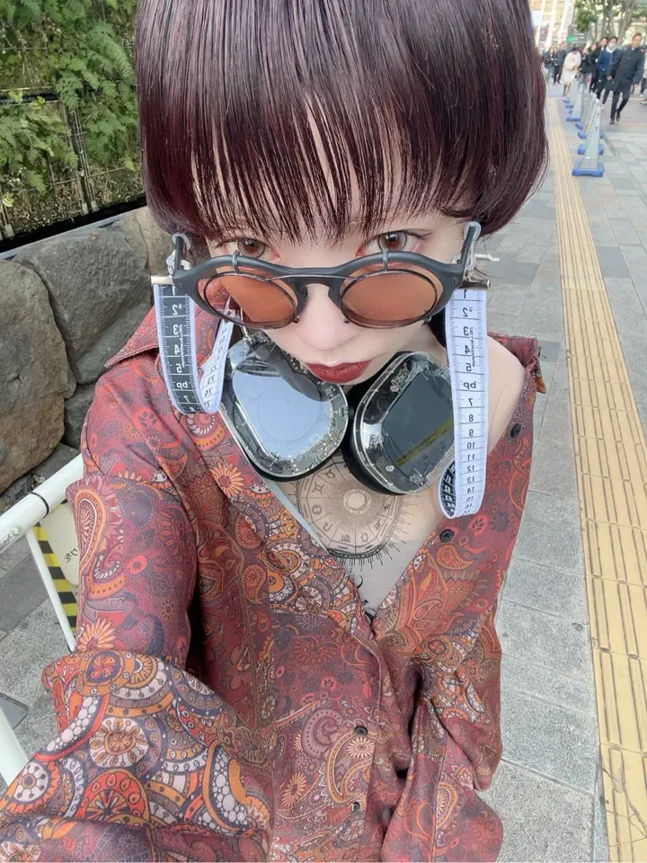 JINS for beautiful people over engineering sunglasses ラウンド