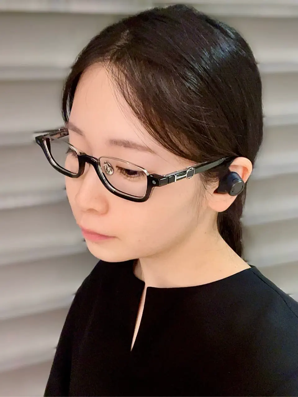 MariのJINS×チェンソーマン レゼモデルのコーディネート(2025/10/29