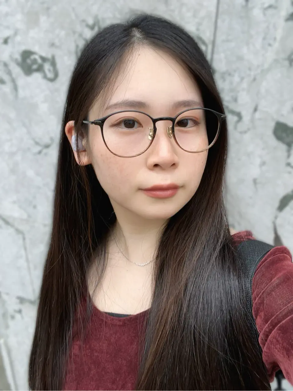 MariのJINS Combination Titanium ［中顔面短縮メガネ］の