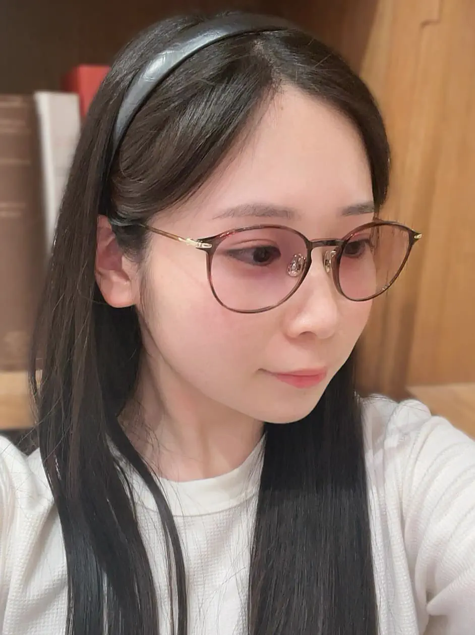 MariのJINS Combination Titanium ［中顔面短縮メガネ］の