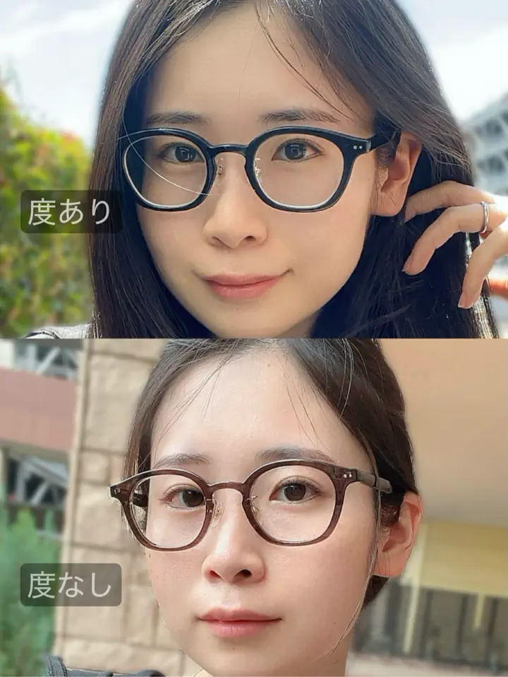 目が小さくならないメガネ ウェリントン 樹脂 WOMEN 【LRF-24S-017 183