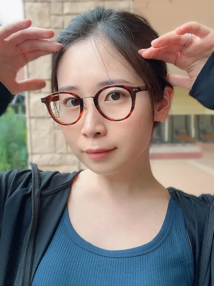 目が小さくならないメガネ ボストン 樹脂 WOMEN 【LRF-24S-020 394