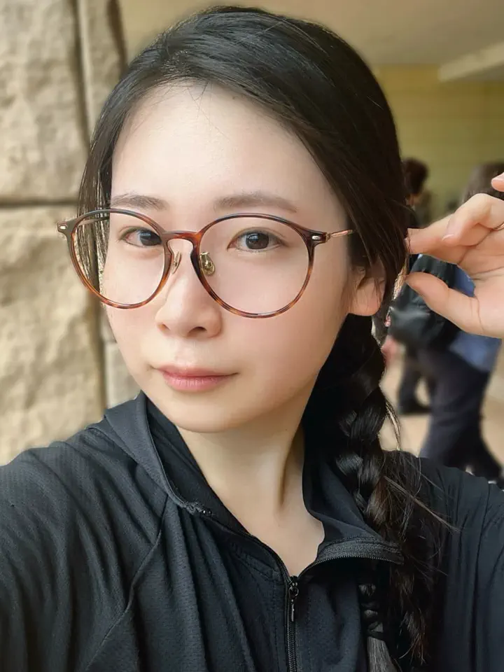 JINS Combination Titanium ［中顔面短縮メガネ］ ボストン 樹脂