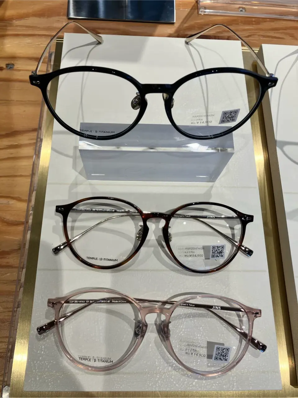 mimimiのJINS Combination Titanium ［中顔面短縮メガネ］の