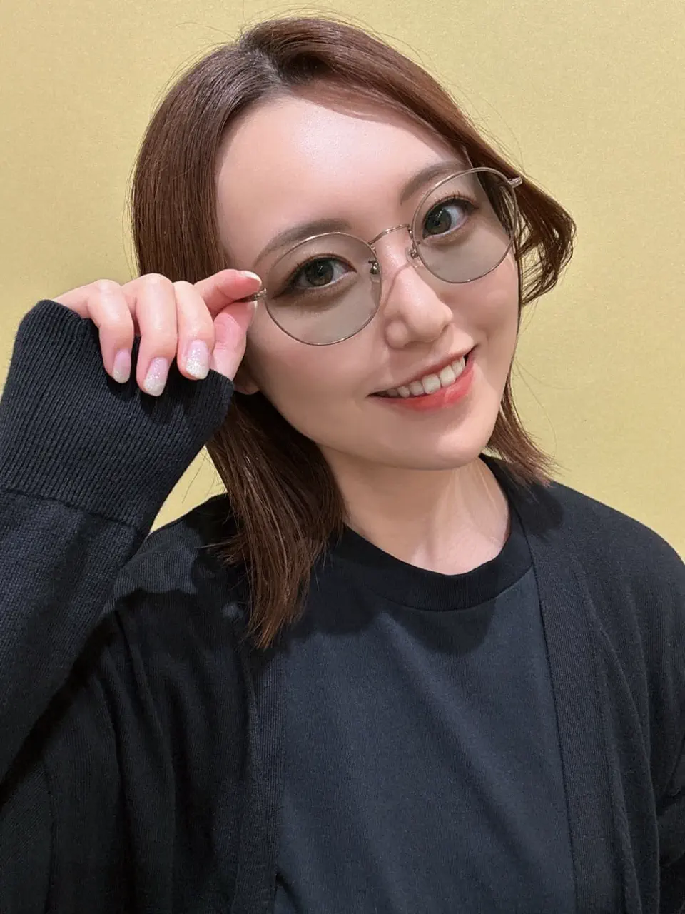 kanakanaのModern Rim Metal ［中顔面短縮メガネ］のコーディネート