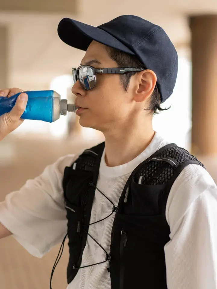 JINS SPORTS SUNGLASSES Quick Fit ウェリントン サスティナブル素材