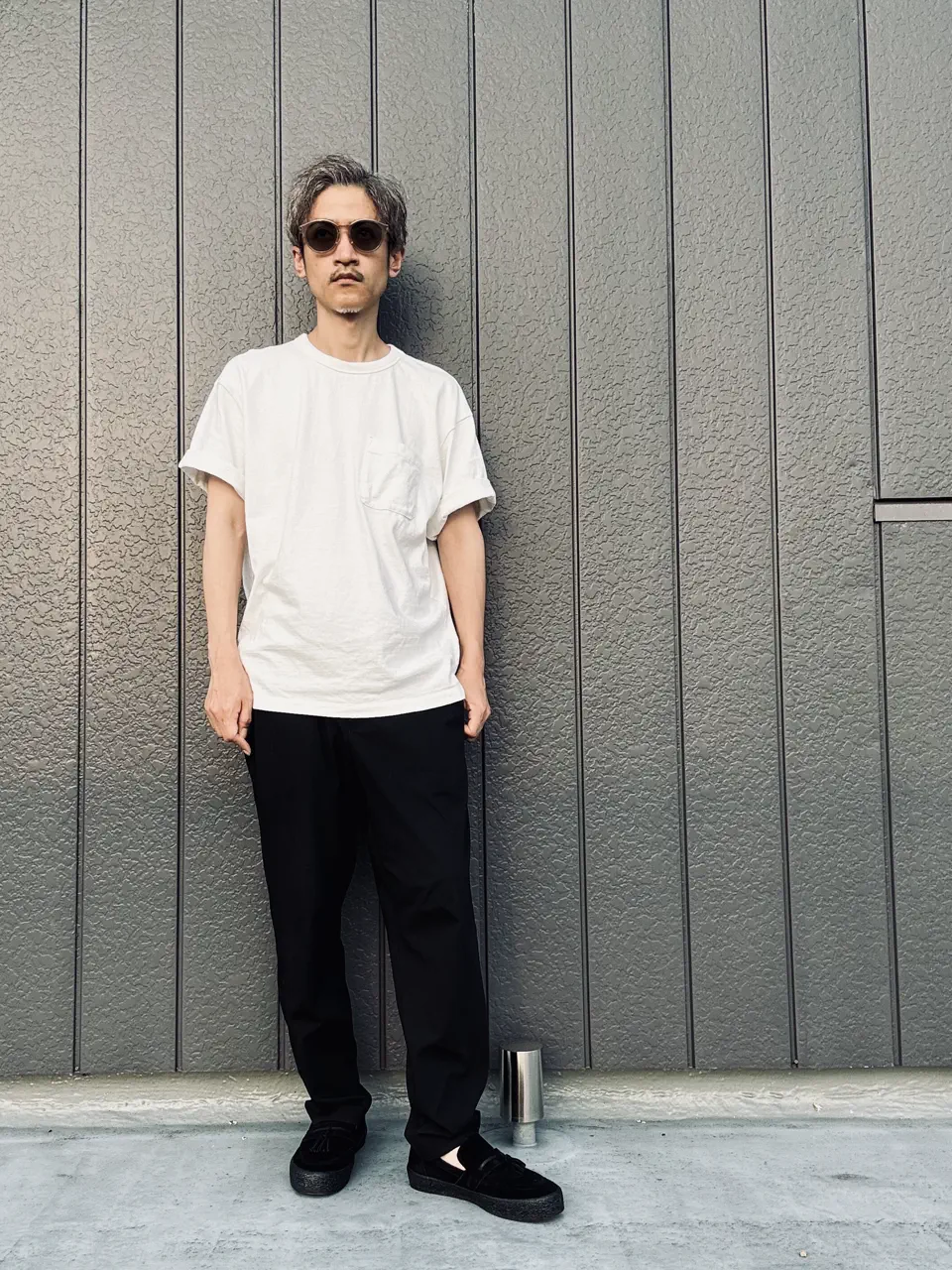 miyaのJINS × Snow Peak SUNGLASSES +360°のコーディネート(2026/07/14