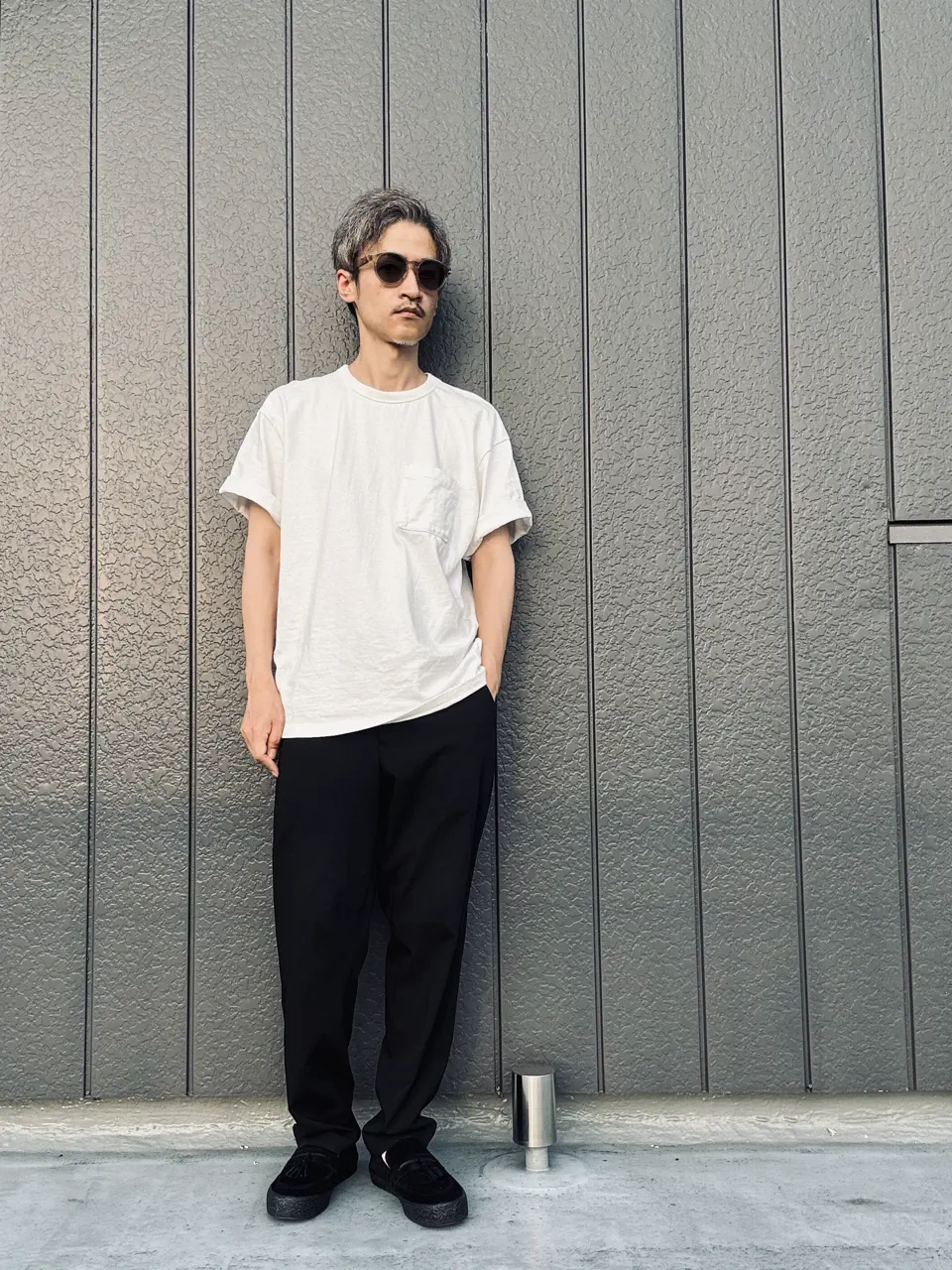 miyaのJINS × Snow Peak SUNGLASSES +360°のコーディネート(2026/07/14