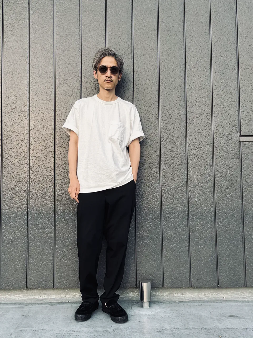 miyaのJINS × Snow Peak SUNGLASSES +360°のコーディネート(2026/07/14