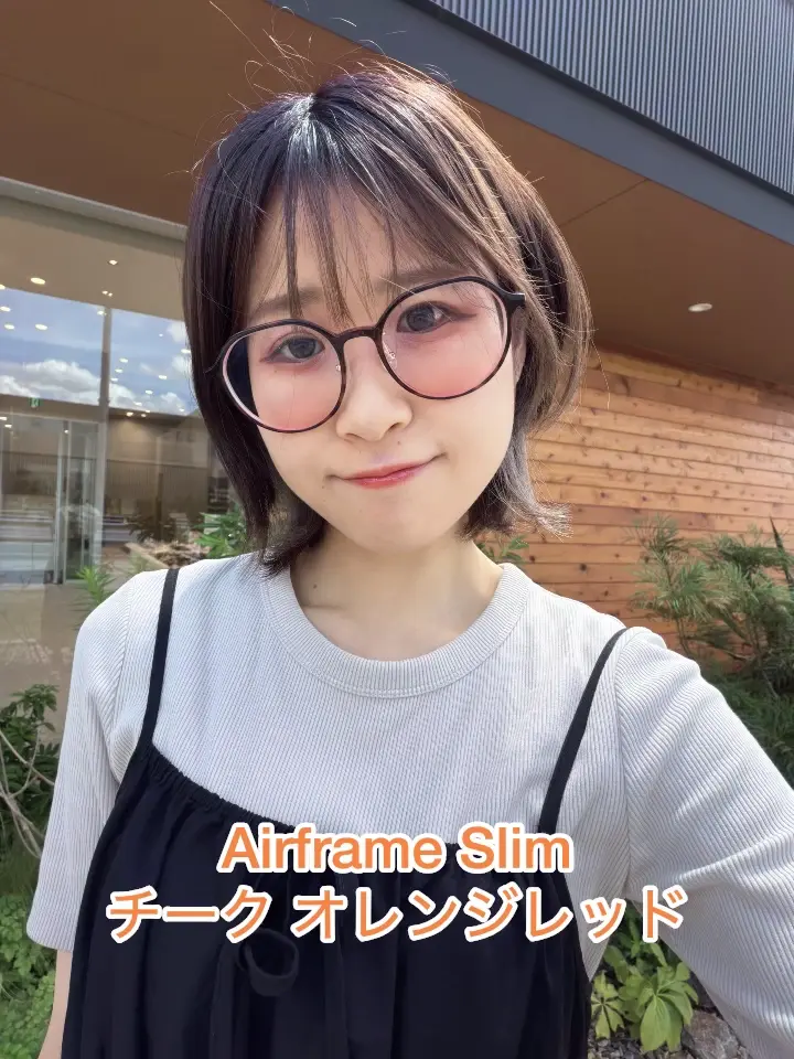とぅんのJINS Combination Titanium ［中顔面短縮メガネ］の