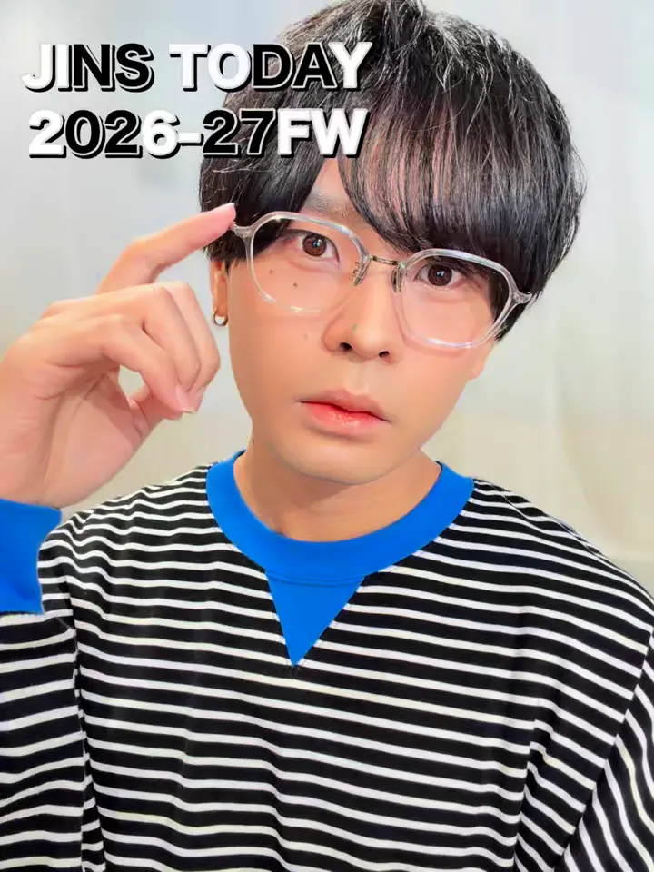 JINS TODAY 2026-27FW 多角形 アセテート UNISEX 【UCF-26A-016 93