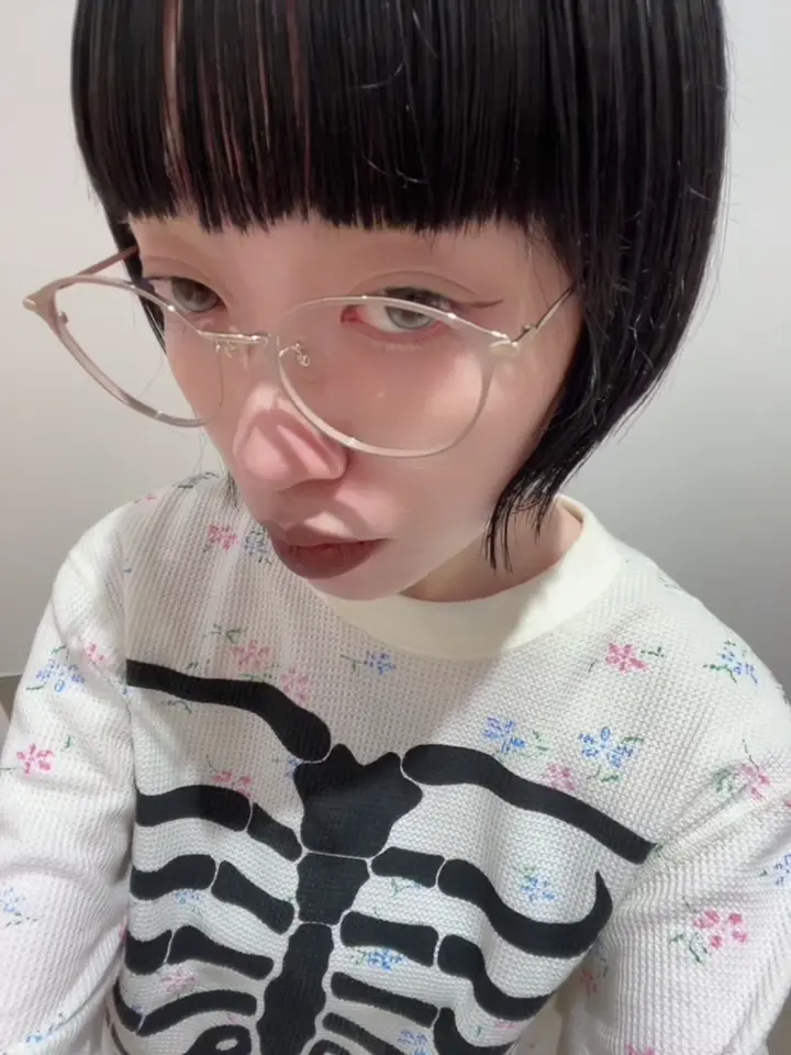 ヒロイン顔♡中顔面短縮メガネ ボストン メタル UNISEX 【UMF-26A-085