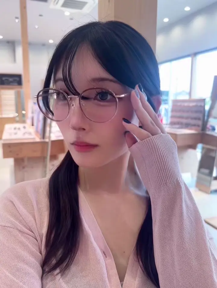 ヒロイン顔♡中顔面短縮メガネ ボストン サスティナブル素材 UNISEX