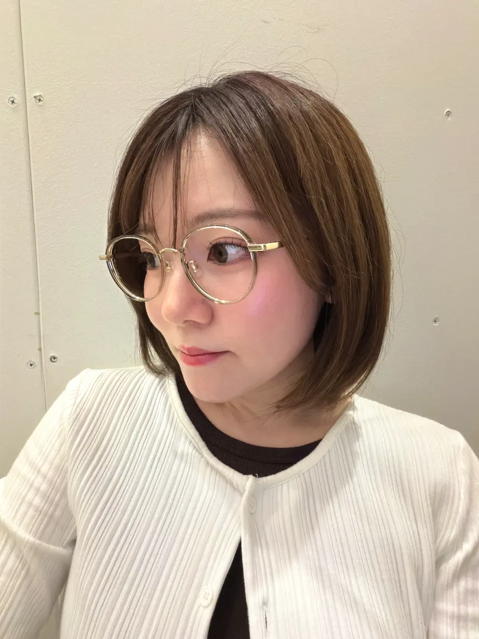 あ や ね 🐰のJINS×神崎恵 目鼻立ち洗練フレームのコーディネート(2026