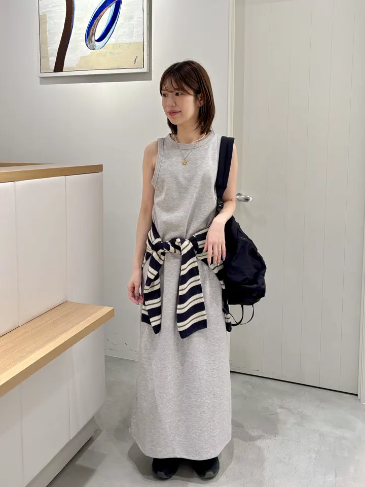 ノースリーブロングワンピース