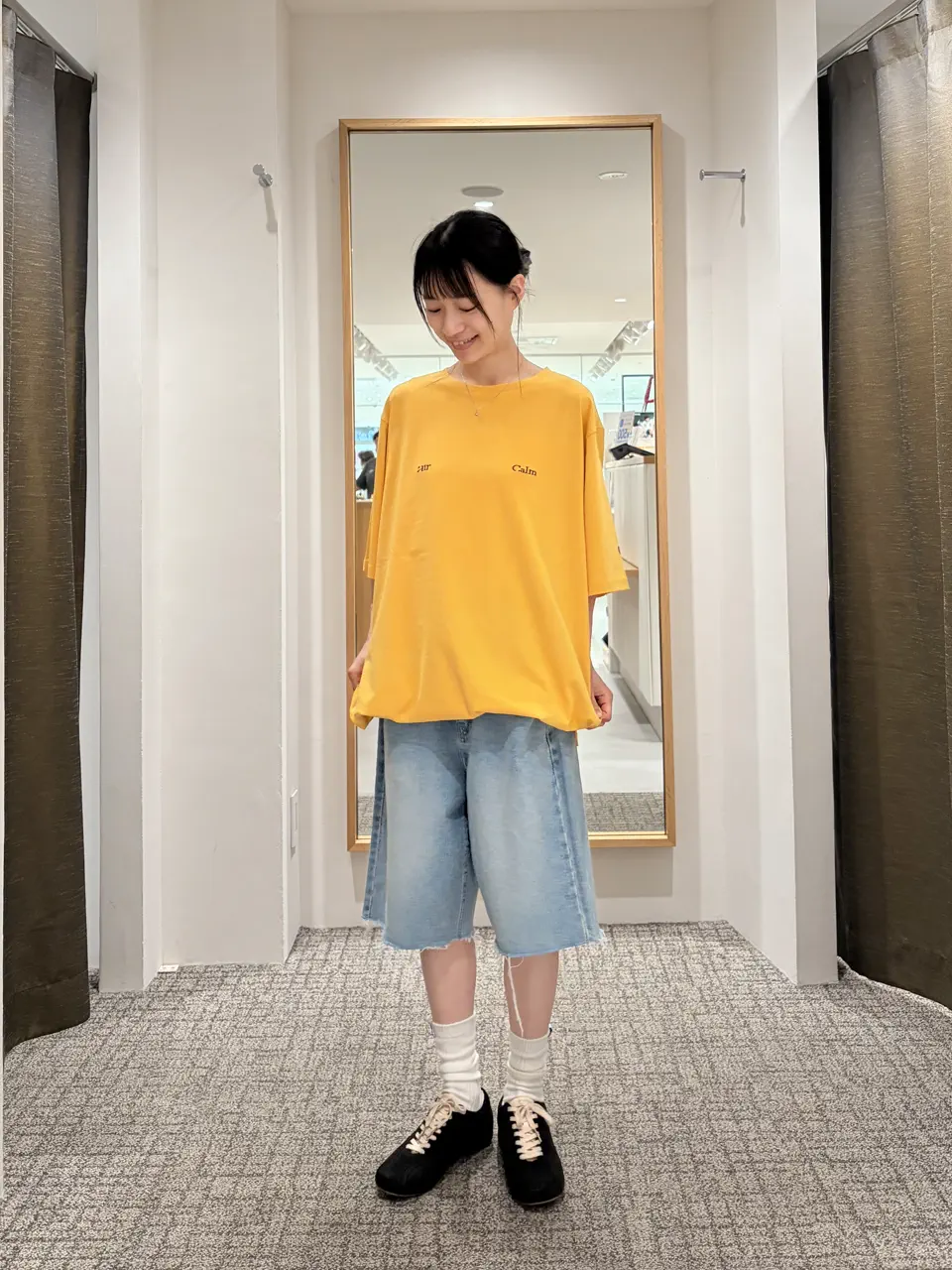 ガリャルダガランテ　新品　未使用　デニム　ハーフ　パンツ　ブルー　カットオフ カットオフデニムハーフパンツ