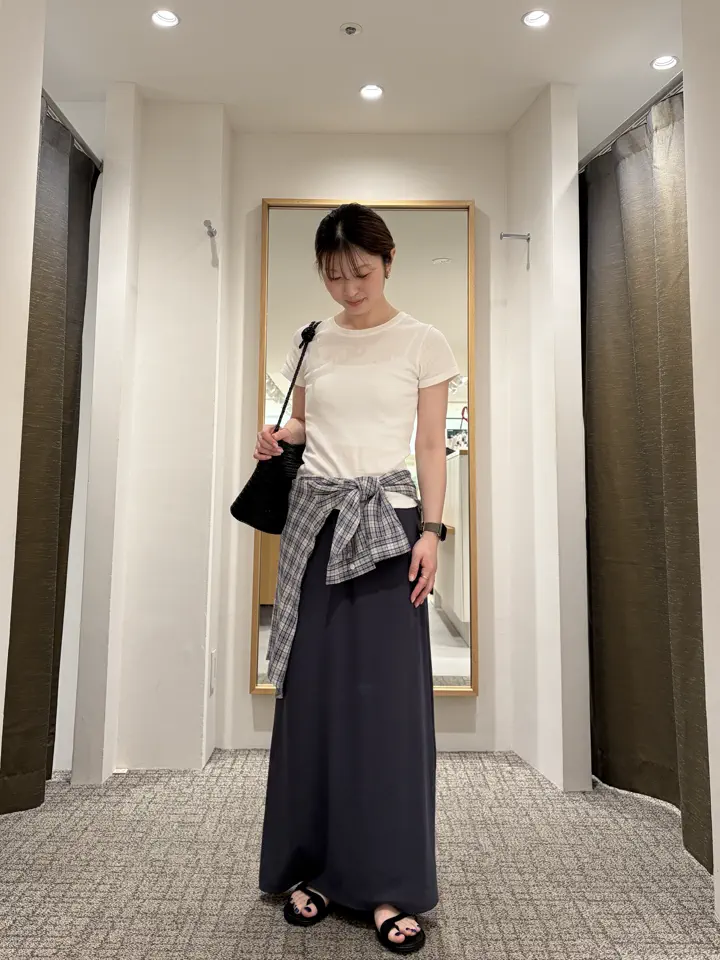 レザークロスストラップサンダル