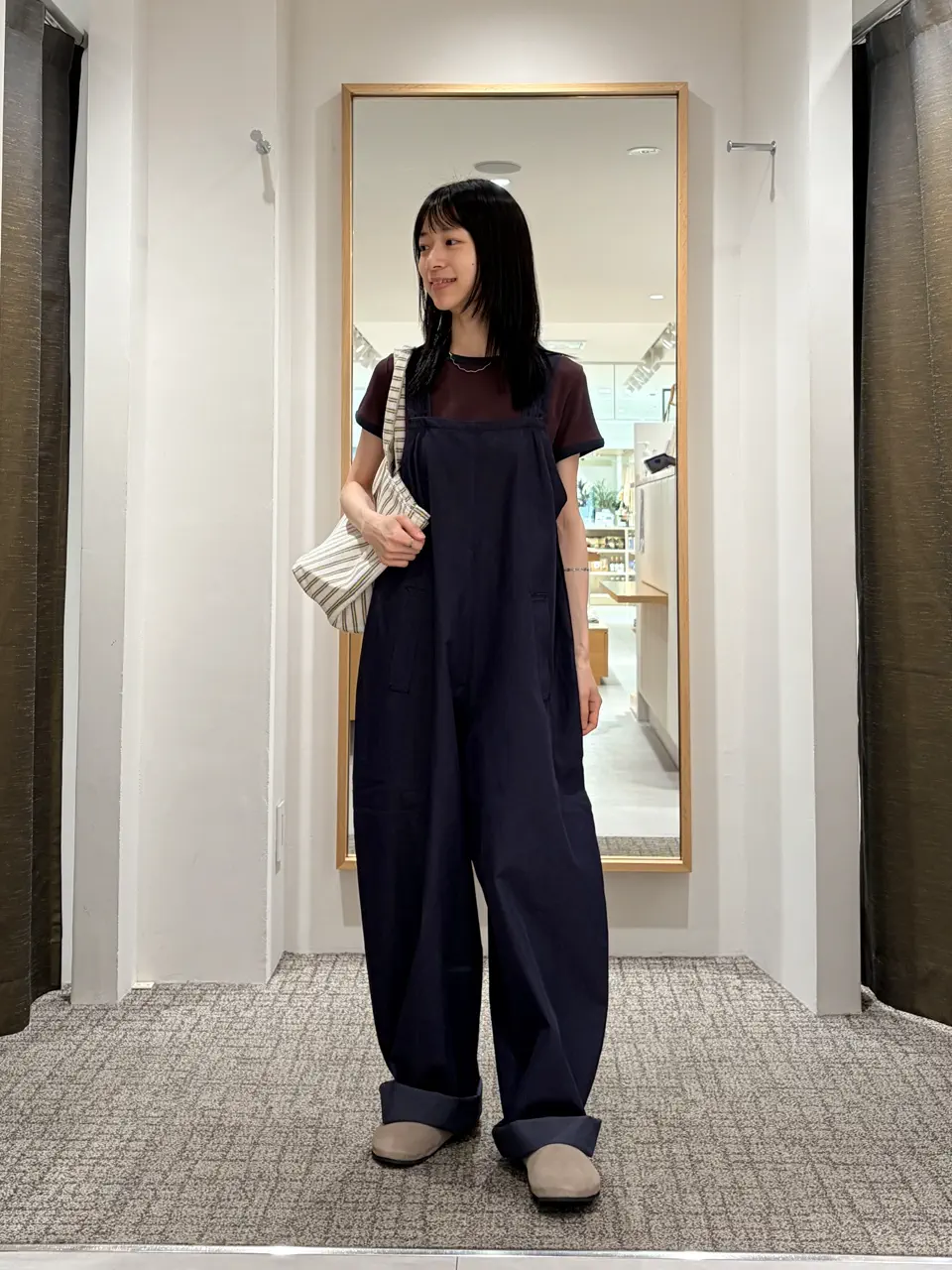 tt11223344 　Lakey park デニムサロペット コットンナイロンサロペット