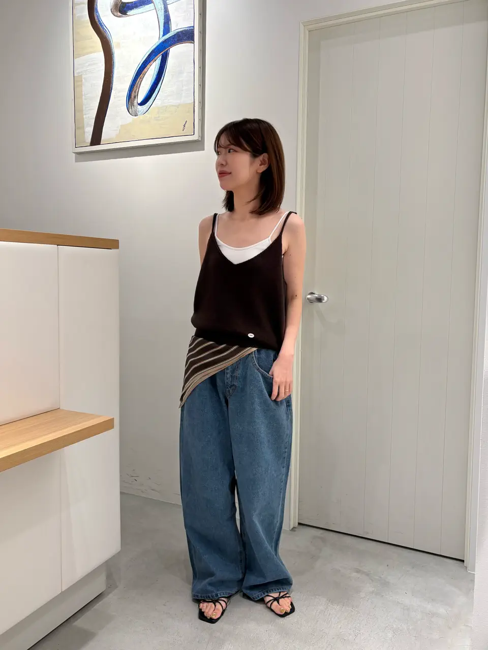 マルチストライプスカーフ