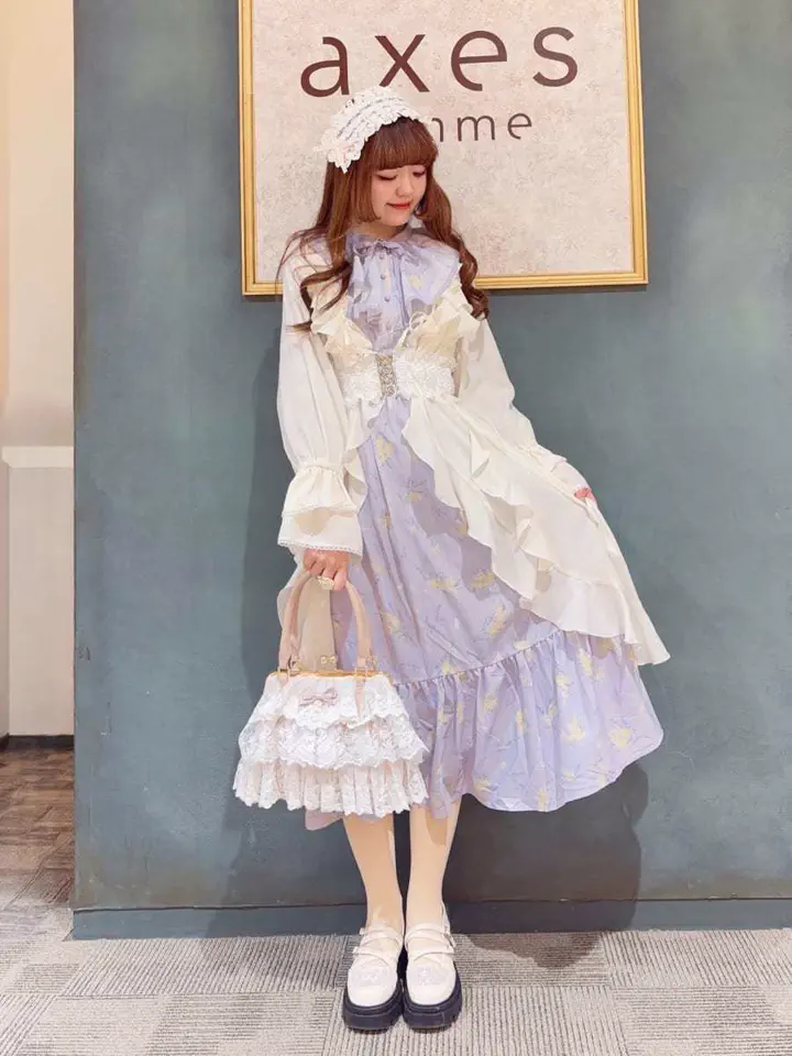 チェック×フリルヘッドドレス | axes femme 公式オンラインショップ