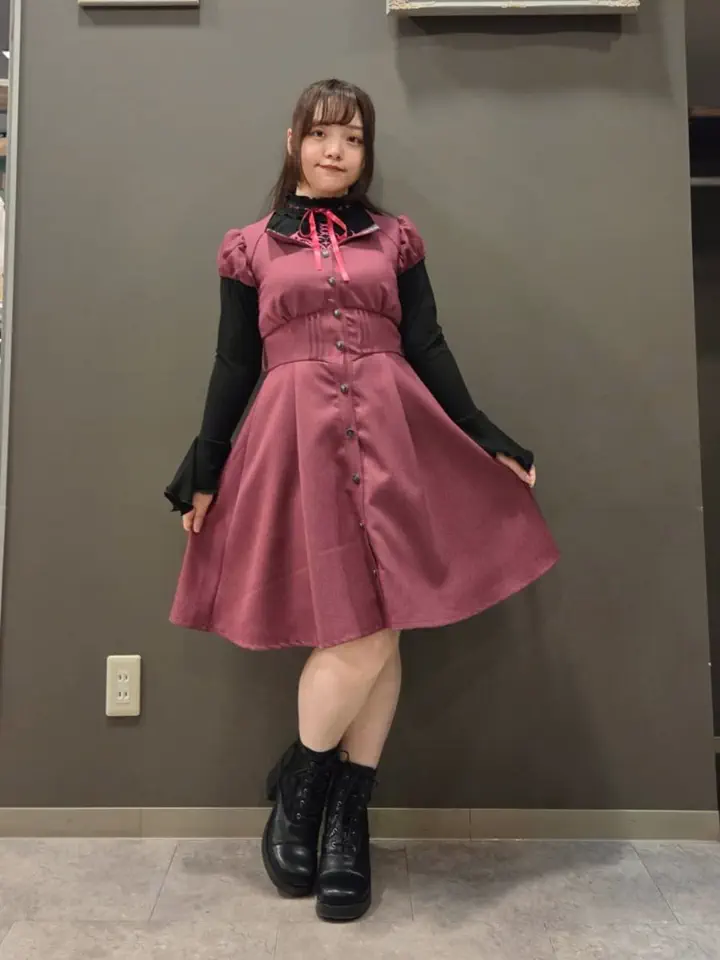 カットアウトデザインミニワンピース【2点10%OFF対象商品】 | axes