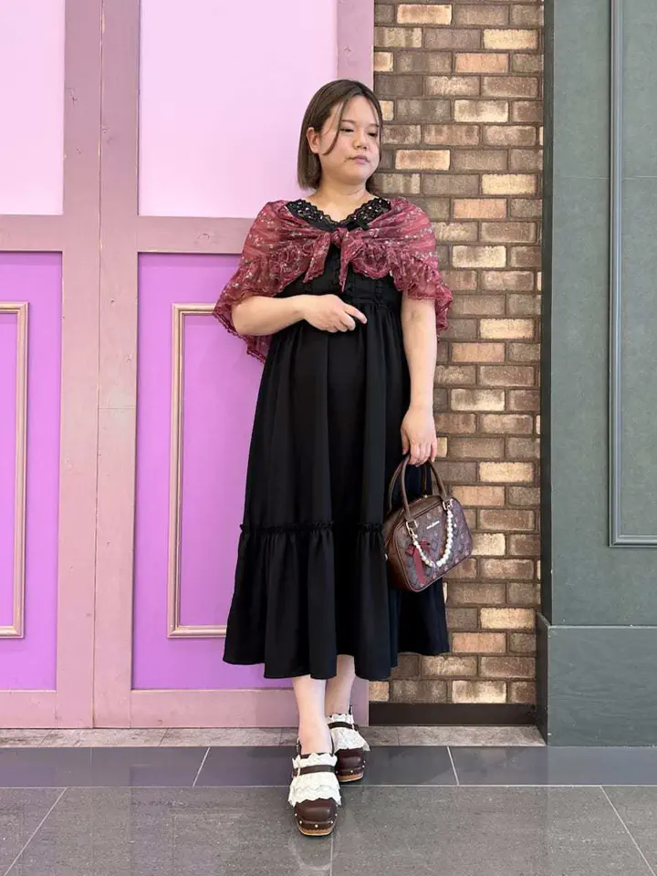 ジャカード切替キャミワンピース【10％OFF対象】 | axes femme | axes