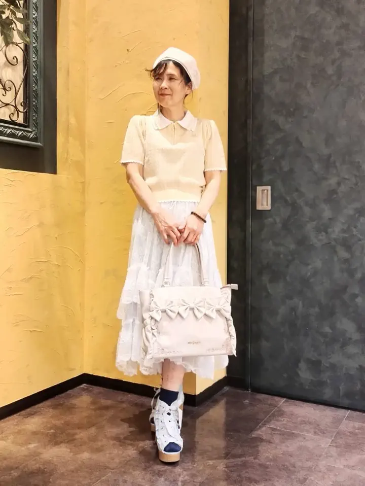 桜刺繍デザインベレー | axes femme 公式オンラインショップ