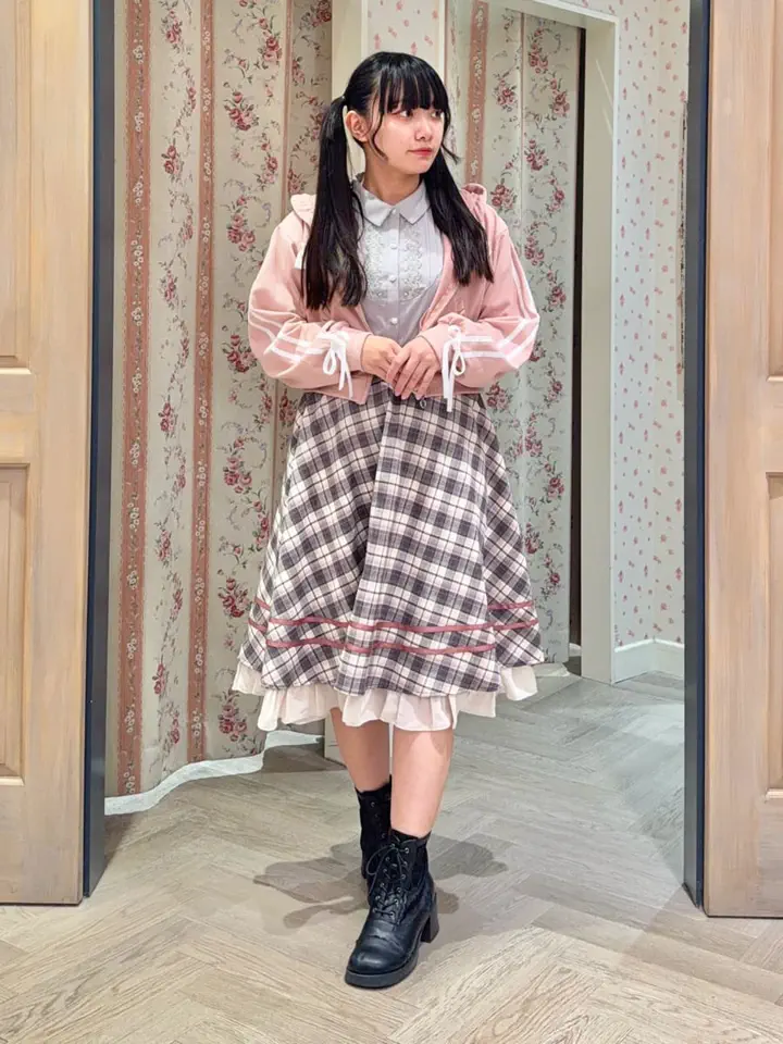ライン使レースフリルパーカー | 大人衣料 | axes femme 公式