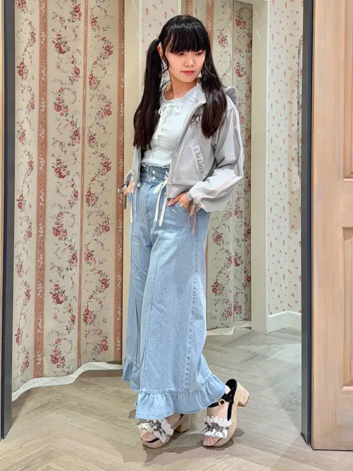 GUCCI グッチ フリル パーカー ワンピ XS カバー付き ジャージ☆ ライン使レースフリルパーカー | 大人衣料 | axes femme 公式