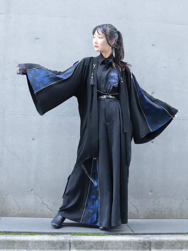 彼岸花ジップロング羽織 | axes femme 公式オンラインショップ
